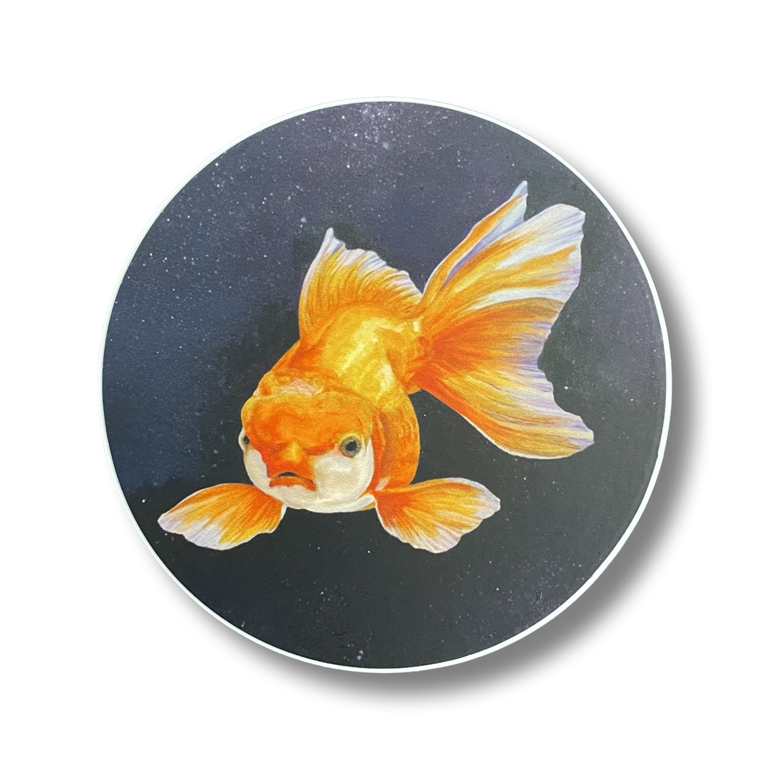 Goldfish Vinyl Sticker